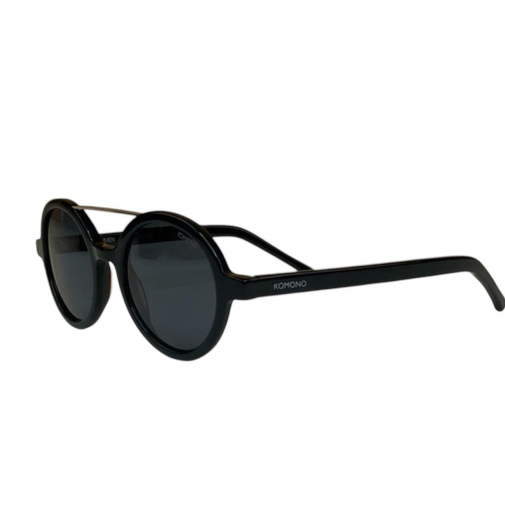 KOMONO sunglasses Black Round silver NEW Vivien - Picture 7 of 12